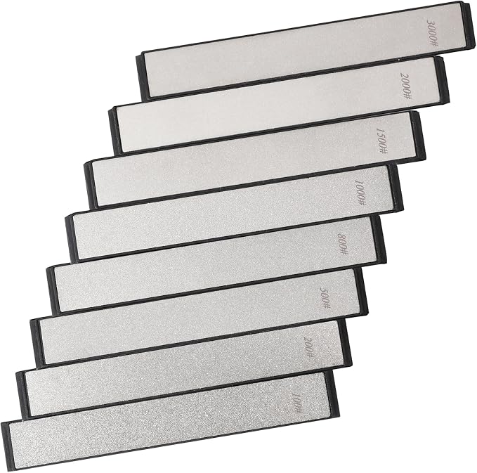 RUIXIN PRO 8 Pcs Diamond Knife Sharpening Stones by Moviron