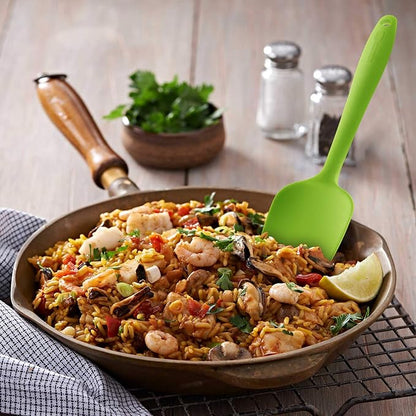 Silicone Spatula 3-piece Set, Ergonomic Handle High Heat-Resistant Spatulas - Image 3