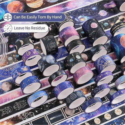 32 Rolls Washi Tape Set, Adhesive Tape - Image 4
