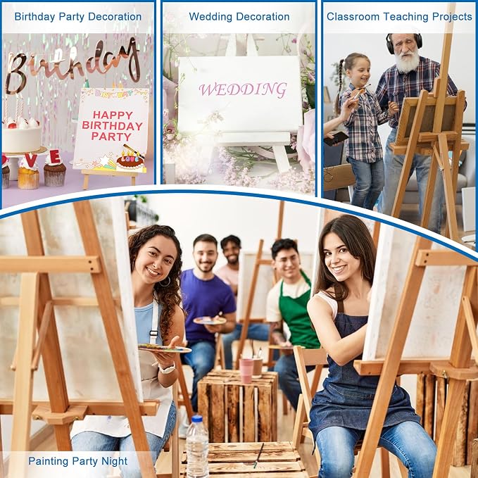 ESRICH Stretched Canvas for Painting, 12 Pack 9x12 Inch Canvas Value Pack - Image 7