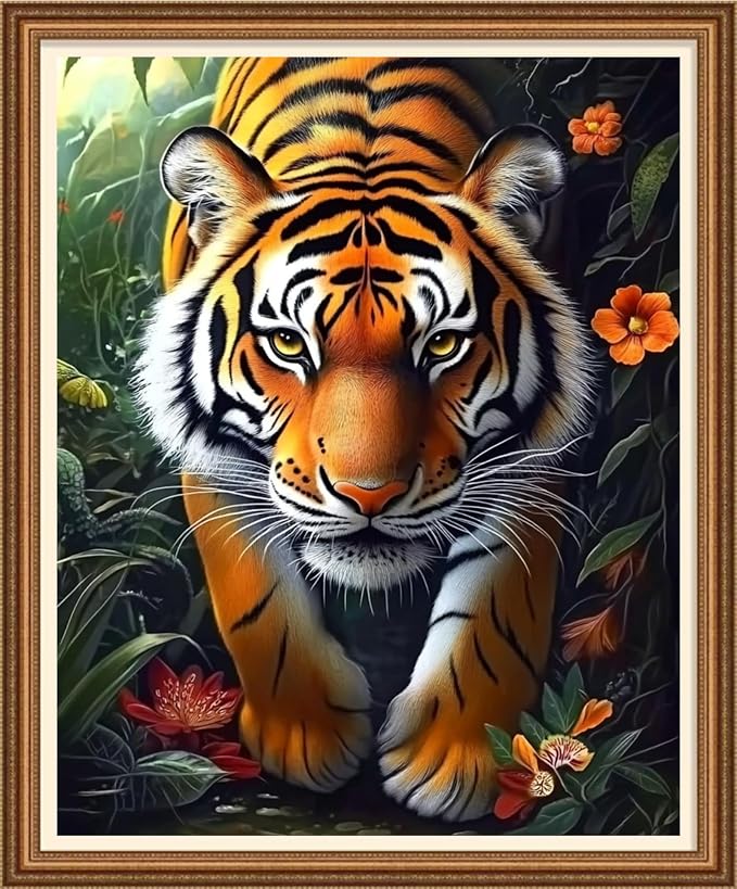Disnesart Cross Stitch Stamped Full Embroidery Kits DIY 11CT Cotton Thread by Unknown