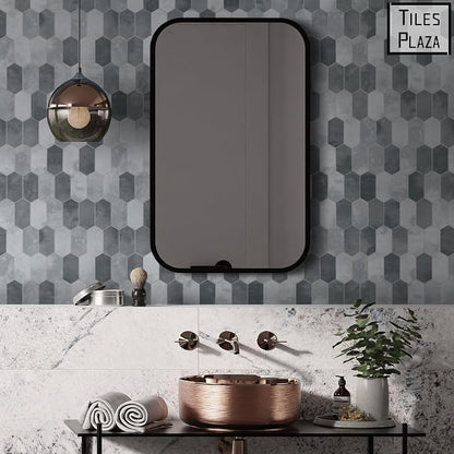 The Tiles Plaza 10-Sheet Peel and Stick Backsplash, Stone Composite Stick On - Image 4