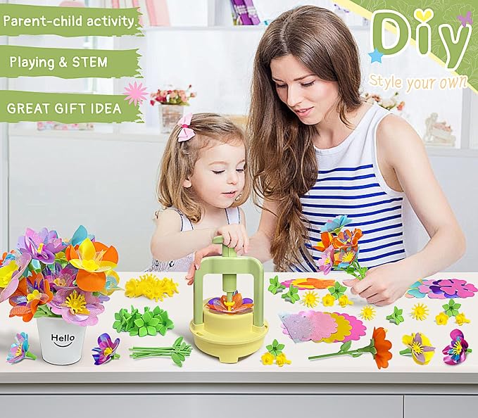 Fabric Flower Bouquets Toys, DIY Craft Kit - Image 3
