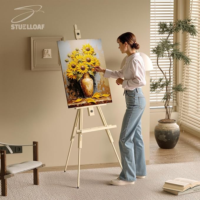 Tripod Easel for Painting, Art Wooden Easel Stand for Adults or Students - Image 6