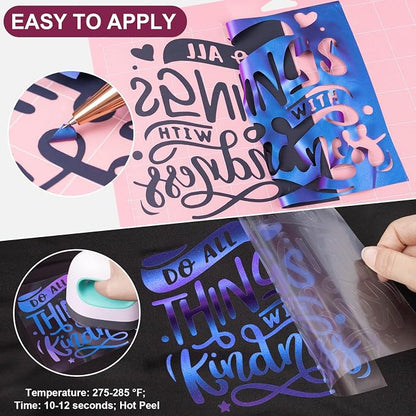 VINYL FROG Chameleon Heat Transfer Vinyl Roll HTV Vinyl - Image 3