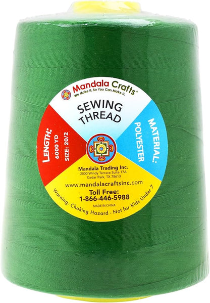 Mandala Crafts 4 Pack of Serger Threads Cones Spools - Image 3