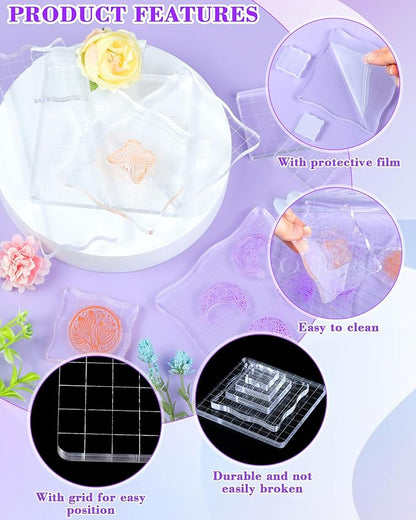 7 Pieces FIVEIZERO Acrylic Stamp Block - Image 3