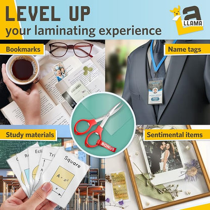 Thermal Laminating Pouches, 9 x 11.5 Inches, 5 Mil Thick, 20 Pack, Suited - Image 5