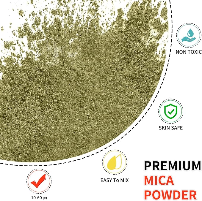 Mica Powder - 100g Mica Powder for Epoxy Resin - Metallic Color Pigment for - Image 2