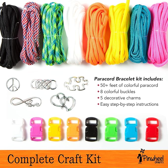 Flower Origami Kit & Paracord Bracelet Kit Bundle - Image 5