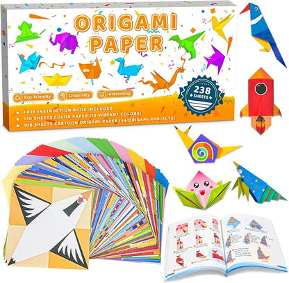 MOBYKE 238 Sheets Origami Paper, Oragami kit by MOBYKE