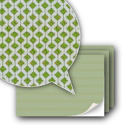 3 Sheets Self-Adhesive Decorative Film Paving Stones and Surfaces by TexturKontor