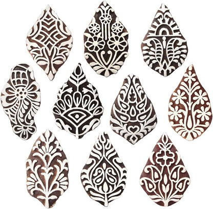 Royal Kraft Flower Wooden Printing Stamps by RoyalKraft