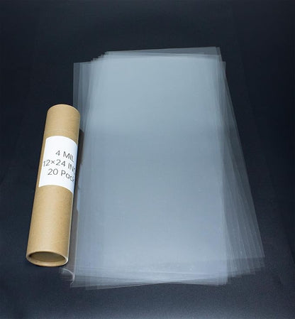 20PCS 4 Mil 12 X 24 Inch Clear Plastic Sheets, Blank Mylar Stencil Sheets - Image 7