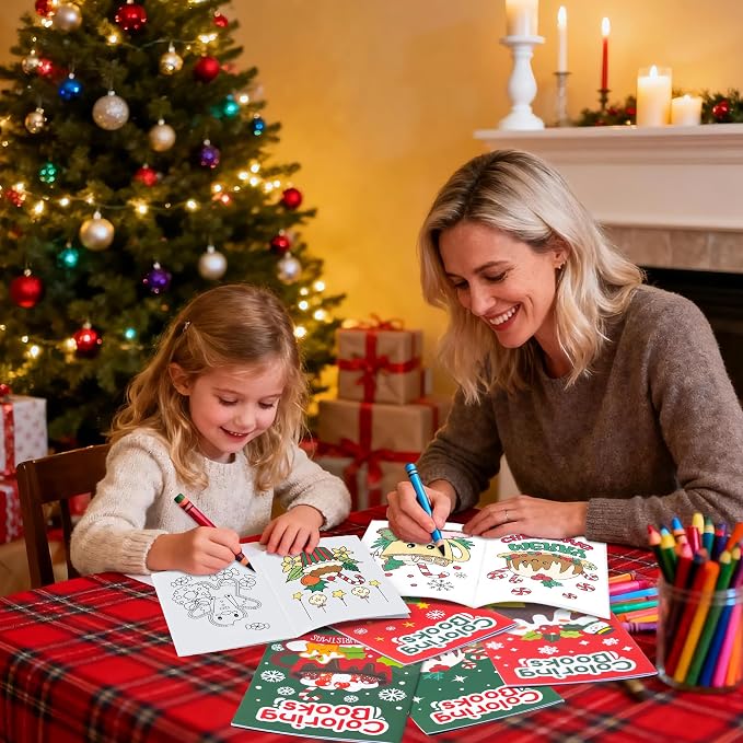 JAPBOR Christmas Food Coloring Books - Image 6