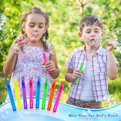 36 Pieces Mini Bubble Wands, Bubble Party Favors Assortment Toys - Image 6