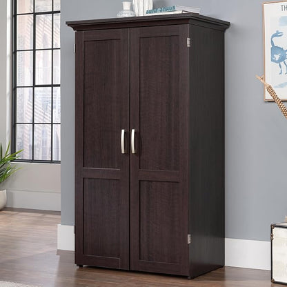 Sauder Miscellaneous Storage Craft & Sewing Armoire, Dakota Oak Finish - Image 7