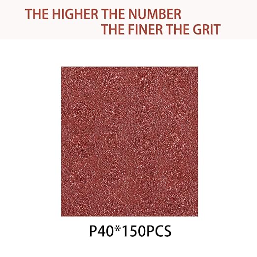 150pcs 40 Grit Sanding Discs, 5-Inch 8-Hole Sandpaper, - Image 2