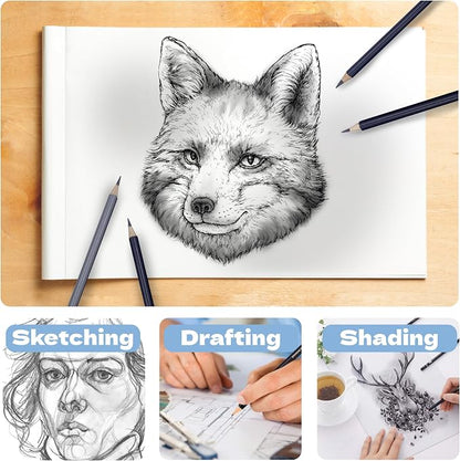 ArtSkills Sketch Pencils for Drawing, Graphite Art Pencil Set for Sketching & - Image 5