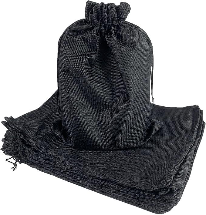 Palmhomee Pack of 4 Burlap Gift Bags by Palmhomee