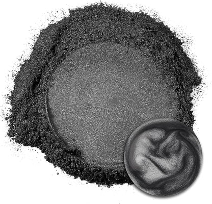 Ceya Mica Powder, 5.3oz/ 150g Black Pearlescent Effect Colorant Pigment Powder - Image 2