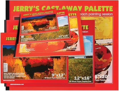 Jerry's Artarama Castaway Disposable Paper Palette Pad, 12 x 16, Watercolor - Image 4