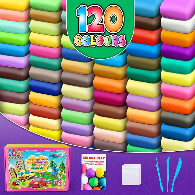 ESSENSON Air Dry Clay 120 Colors, Modeling Clay - Image 2