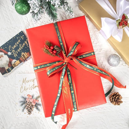 NESCCI Matte Wrapping Paper, Solid Color Pearly-Lustre Paper-4 Roll, 17 Inches - Image 4