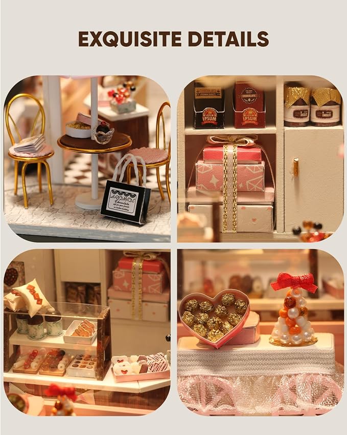 Miniature House Kit, Miniature Dollhouse - Image 4