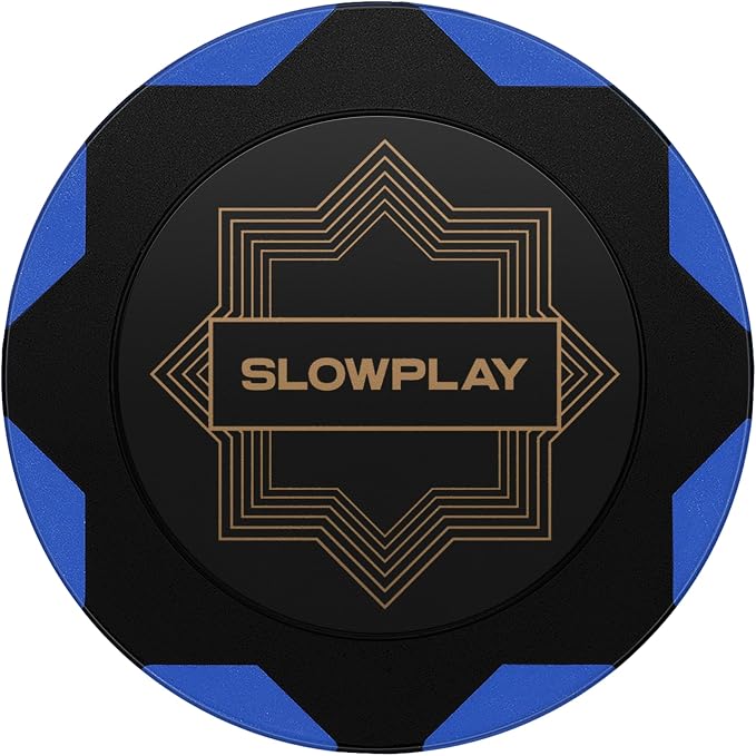 SLOWPLAY Nash Clay Poker Chips, 14 Grams Heavyweight Clay Composite, 40mm Large by SLOWPLAY
