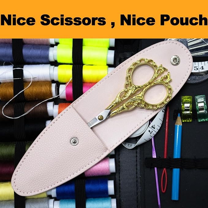 4.7 INCH Mini Stainless Steel Embroidery Scissors, Sharp Pointed Tip, Travel - Image 4