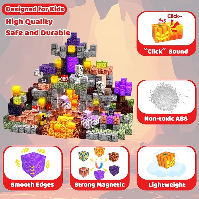 Magnetic Blocks, Stacking Magnets - Image 5