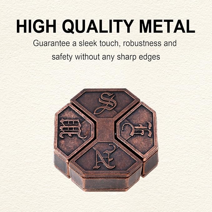 9pcs Metal Puzzle for Adult Disentanglement Puzzles Lock Puzzle Games Set Gift - Image 2