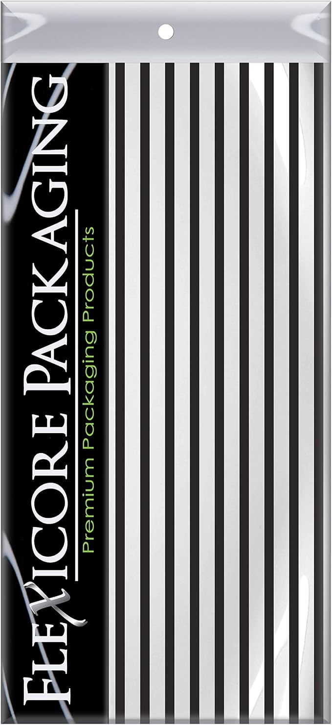 Flexicore Packaging Black Pin Stripe Print Gift Wrap Tissue Paper Size: 15 Inch - Image 3