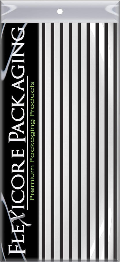 Flexicore Packaging Black Pin Stripe Print Gift Wrap Tissue Paper Size: 15 Inch - Image 3