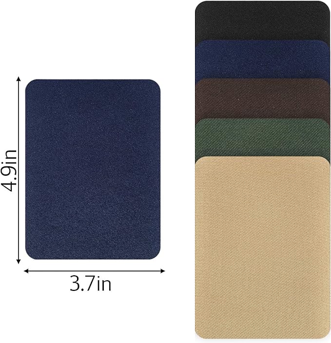 Boao 30 Pieces Iron on Patches for Clothes Pants Jean Fabric Repair Adhesive - Image 2