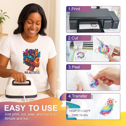 HTVJOYDO Iron-On Heat Transfer Paper - Image 3