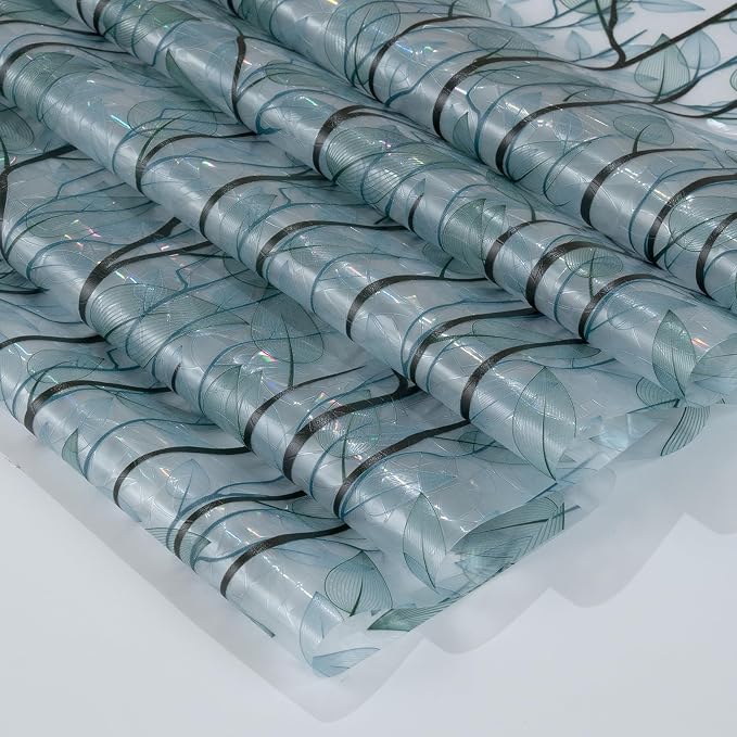 DKTIE Nature Pattern Rainbow Window Film Decorative Stained Glass Window Film - Image 4