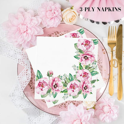 20-ct 13x13 Flowers Paper Luncheon Decoupage Napkins, 3-Ply Servilletas Printed - Image 6