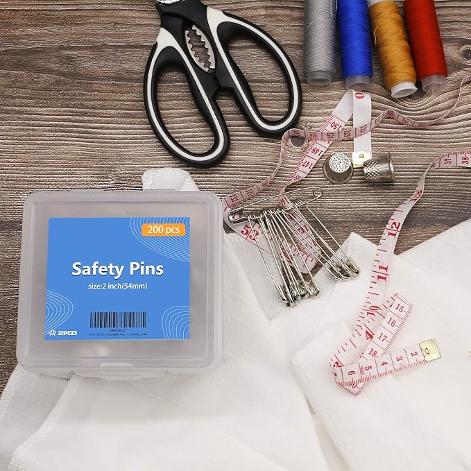 ZIPCCI 2 inch Safety Pins, Steel Wire - Image 3