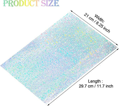 Outus 24 Sheets Holographic Sticker Paper Holographic Laminate Sheets - Image 2