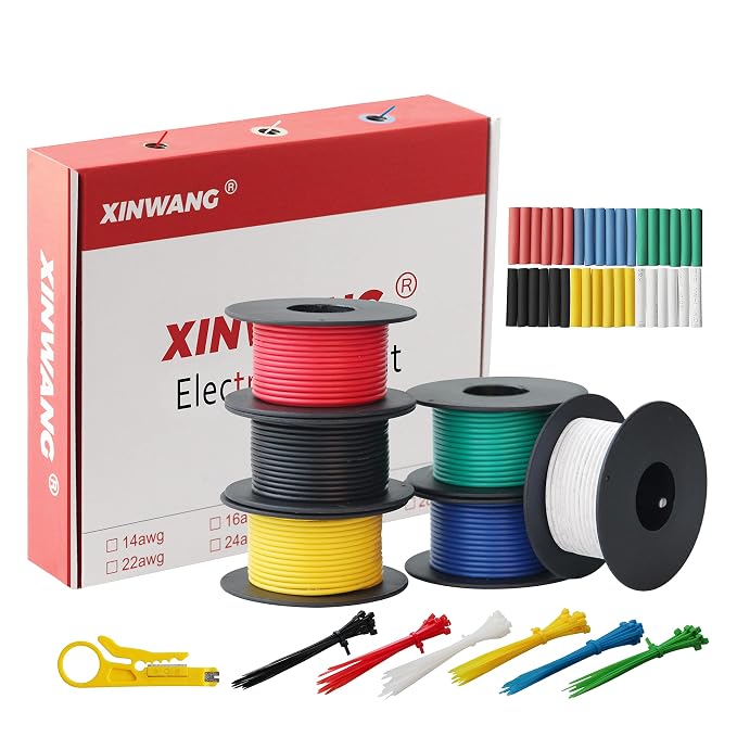 20 Gauge Electrical Wire, 20 awg Wire-XINWANG 20 Gauge Stranded Tinned Copper - Image 2
