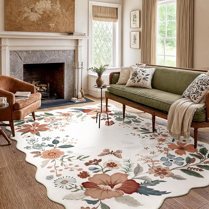 Beeiva Living Room Area Rug 6 x 9 by Beeiva