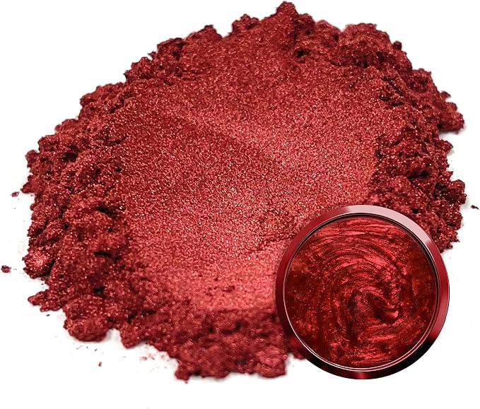 Eye Candy Pigments Premium True Red Mica Powder - Image 7
