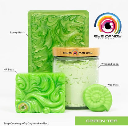 Eye Candy Pigments Premium Green Mica Powder - Image 2