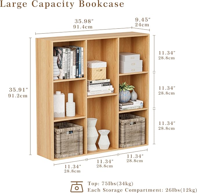 Wooden Cube Storage Organizer - Image 3