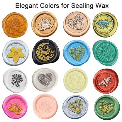 Wax Seal Stick, Ioggtser 30 PCS New Wine Red Mini Glue Gun Wax Seal Stick - Image 4