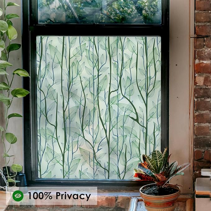 DKTIE Window Film Privacy with Installation Tools, Decorative Stained Glass - Image 2