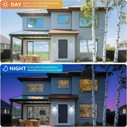 NINETREX One Way Window Privacy Film, Daytime Privacy Static Cling Sun Blocking - Image 3