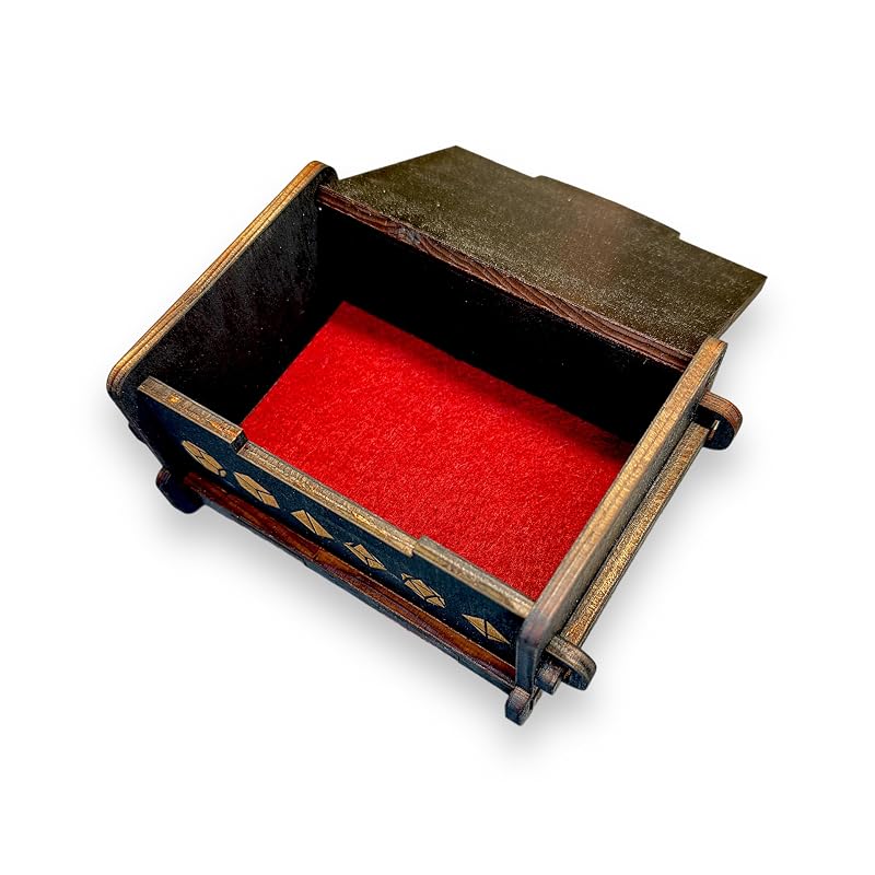 Dice Box - BLACK - 6x4x3 Also holds jewelry and great - Image 8
